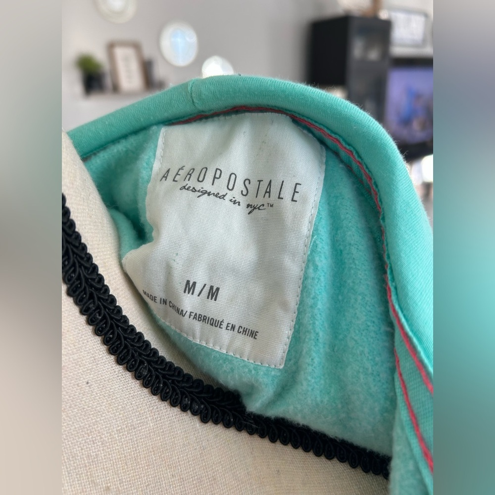 ✨Aeropostale Aqua Sweatshirt zipper hoodie - Picture 5 of 5
